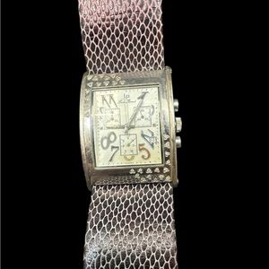 Lucien Piccard Ladies Chronograph Watch, Swiss Movement, Natural Diamonds